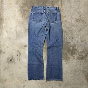 VINTAGE GAP FADED LIGHT WASH BOOT CUT FLARE DENIM JEANS